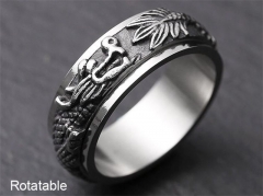 HY Wholesale Rings 316L Stainless Steel Popular Rings-HY0075R050
