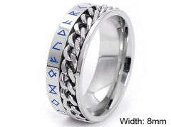 HY Wholesale Rings 316L Stainless Steel Popular Rings-HY0075R006