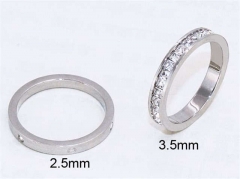 HY Wholesale Rings 316L Stainless Steel Popular Rings-HY0077R046
