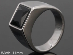 HY Wholesale Rings 316L Stainless Steel Popular Rings-HY0080R140