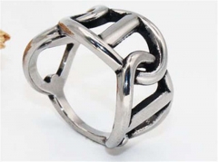 HY Wholesale Rings 316L Stainless Steel Popular Rings-HY0077R079