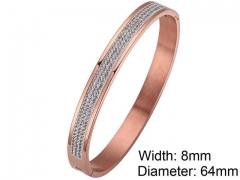 HY Wholesale Stainless Steel 316L Fashion Bangle-HY0076B277