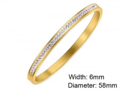 HY Wholesale Stainless Steel 316L Fashion Bangle-HY0076B267