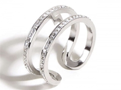 HY Wholesale Rings 316L Stainless Steel Popular Rings-HY0077R013