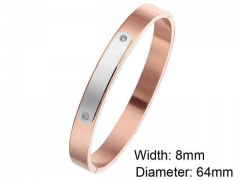HY Wholesale Stainless Steel 316L Fashion Bangle-HY0076B051