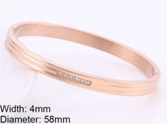 HY Wholesale Stainless Steel 316L Fashion Bangle-HY0076B306