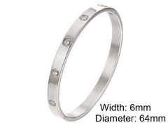 HY Wholesale Stainless Steel 316L Fashion Bangle-HY0076B338