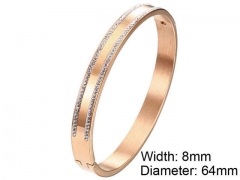 HY Wholesale Stainless Steel 316L Fashion Bangle-HY0076B211