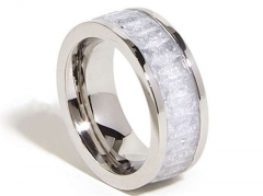 HY Wholesale Rings 316L Stainless Steel Popular Rings-HY0077R006