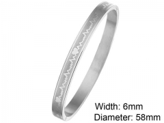 HY Wholesale Stainless Steel 316L Fashion Bangle-HY0076B140