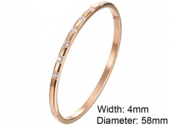 HY Wholesale Stainless Steel 316L Fashion Bangle-HY0076B327