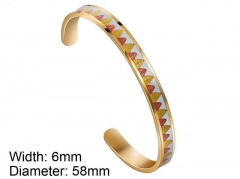 HY Wholesale Stainless Steel 316L Fashion Bangle-HY0076B286