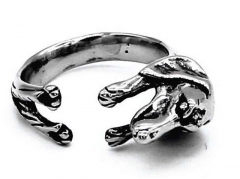 HY Wholesale Rings 316L Stainless Steel Popular Rings-HY0078R017