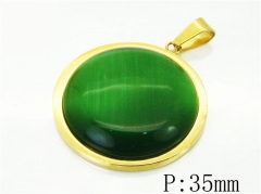 HY Wholesale Pendant 316L Stainless Steel Jewelry Pendant-HY52P0014PZ