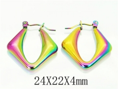 HY Wholesale 316L Stainless Steel Popular Jewelry Earrings-HY70E0510LC