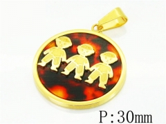 HY Wholesale Pendant 316L Stainless Steel Jewelry Pendant-HY52P0009OA