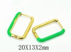 HY Wholesale 316L Stainless Steel Popular Jewelry Earrings-HY70E0491KLD