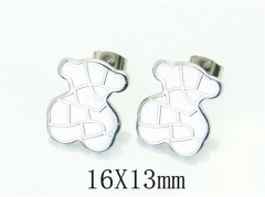 HY Wholesale 316L Stainless Steel Popular Jewelry Earrings-HY52E0053NB