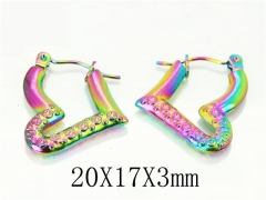 HY Wholesale 316L Stainless Steel Popular Jewelry Earrings-HY70E0520LE