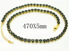 HY Wholesale Necklaces Stainless Steel 316L Jewelry Necklaces-HY59N0025IJF