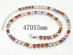 HY Wholesale Necklaces Stainless Steel 316L Jewelry Necklaces-HY59N0023IWW