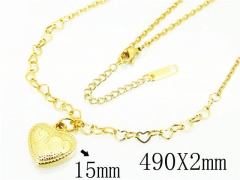 HY Wholesale Necklaces Stainless Steel 316L Jewelry Necklaces-HY92N0356HIQ