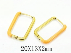 HY Wholesale 316L Stainless Steel Popular Jewelry Earrings-HY70E0493KLA