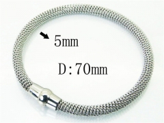 HY Wholesale Bangles Stainless Steel 316L Fashion Bangle-HY51B0141HID
