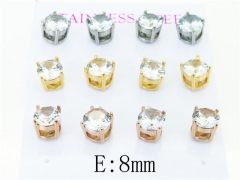 HY Wholesale 316L Stainless Steel Popular Jewelry Earrings-HY59E1018INX