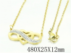HY Wholesale Necklaces Stainless Steel 316L Jewelry Necklaces-HY92N0359MF