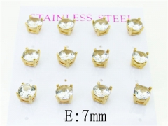 HY Wholesale 316L Stainless Steel Popular Jewelry Earrings-HY59E1002INX