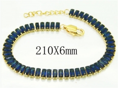 HY Wholesale Leather Bracelets 316L Stainless Steel Jewelry Bracelets-HY59B0866HJF