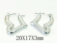 HY Wholesale 316L Stainless Steel Popular Jewelry Earrings-HY70E0517KU