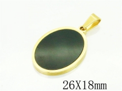 HY Wholesale Pendant 316L Stainless Steel Jewelry Pendant-HY52P0035MS