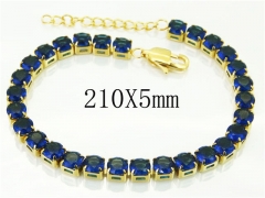 HY Wholesale Leather Bracelets 316L Stainless Steel Jewelry Bracelets-HY59B0860HHE