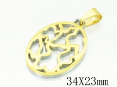 HY Wholesale Pendant 316L Stainless Steel Jewelry Pendant-HY52P0031NW