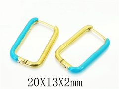 HY Wholesale 316L Stainless Steel Popular Jewelry Earrings-HY70E0495KLE