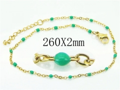 HY Wholesale Stainless Steel 316L Anklet Jewelry-HY39B0790IL