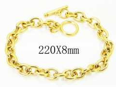 HY Wholesale Leather Bracelets 316L Stainless Steel Jewelry Bracelets-HY61B0501MX