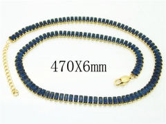 HY Wholesale Necklaces Stainless Steel 316L Jewelry Necklaces-HY59N0033INX