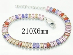 HY Wholesale Leather Bracelets 316L Stainless Steel Jewelry Bracelets-HY59B0862HHL