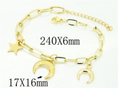 HY Wholesale Leather Bracelets 316L Stainless Steel Jewelry Bracelets-HY66B0055PLF