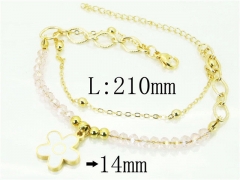 HY Wholesale Leather Bracelets 316L Stainless Steel Jewelry Bracelets-HY66B0044PLS