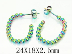 HY Wholesale 316L Stainless Steel Popular Jewelry Earrings-HY70E0530LW