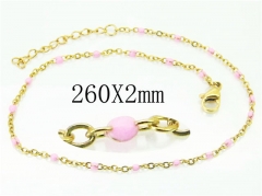 HY Wholesale Stainless Steel 316L Anklet Jewelry-HY39B0793IL