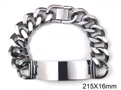 HY Wholesale Steel Stainless Steel 316L Bracelets-HY0091B058