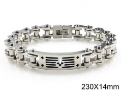 HY Wholesale Steel Stainless Steel 316L Bracelets-HY0091B100