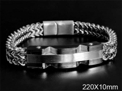 HY Wholesale Steel Stainless Steel 316L Bracelets-HY0087B123