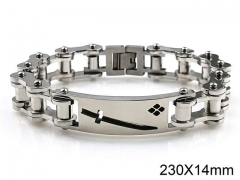 HY Wholesale Steel Stainless Steel 316L Bracelets-HY0091B104