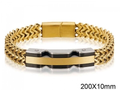 HY Wholesale Steel Stainless Steel 316L Bracelets-HY0087B099